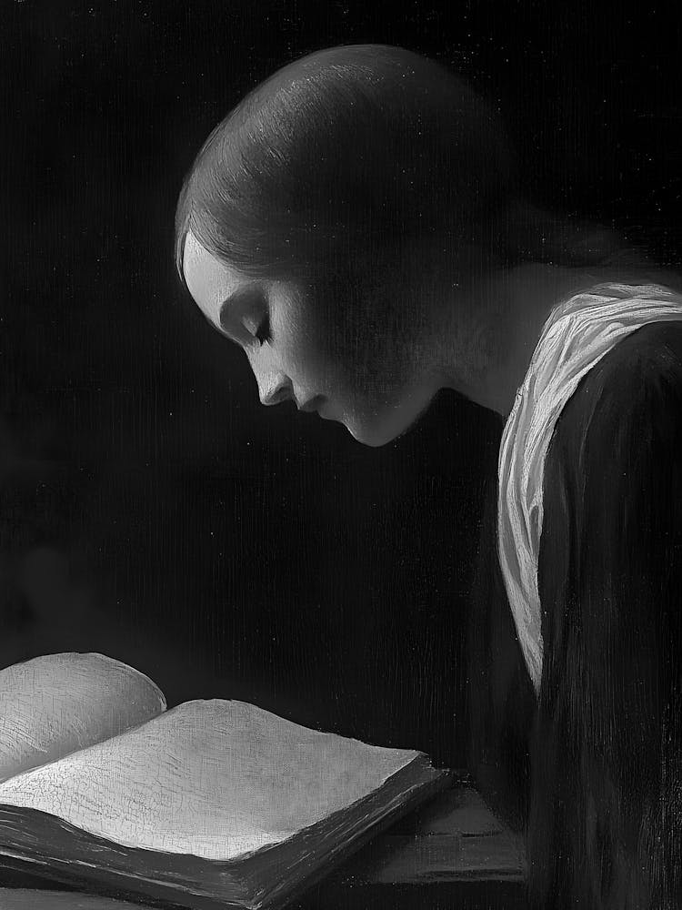 Woman Reading A Book 3