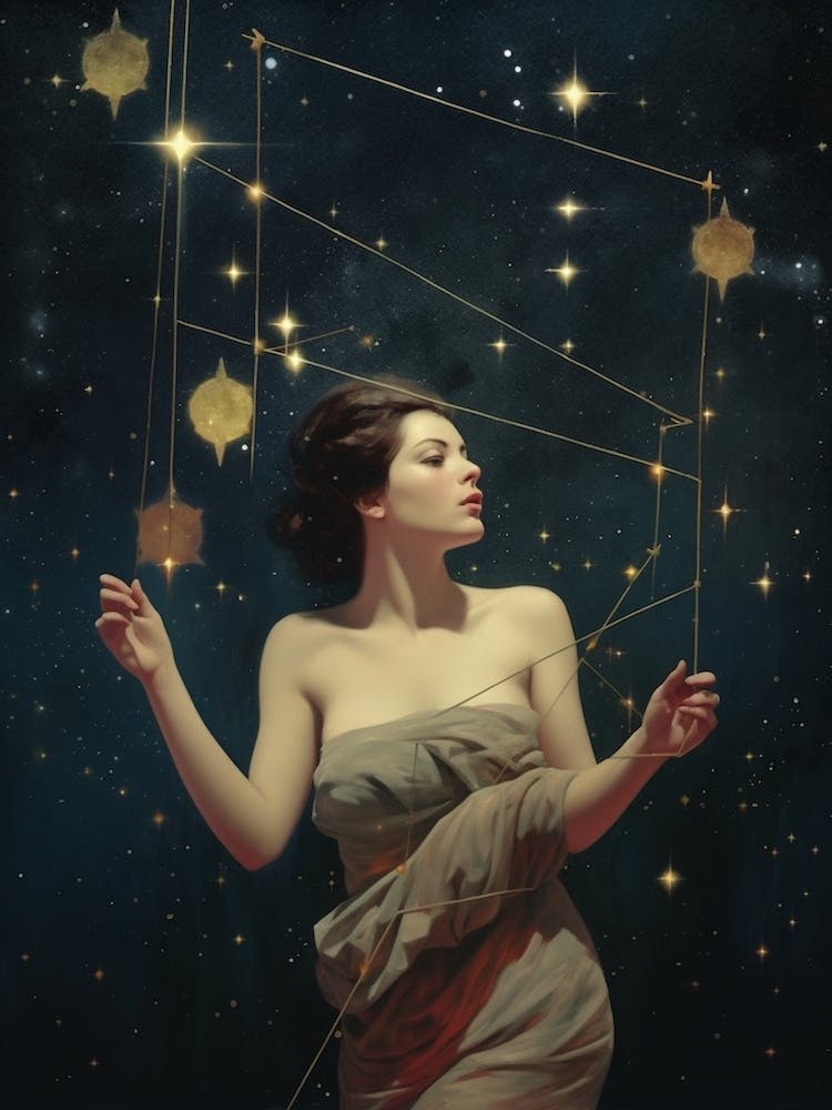 Whimsical Lady Universe Celestial 12