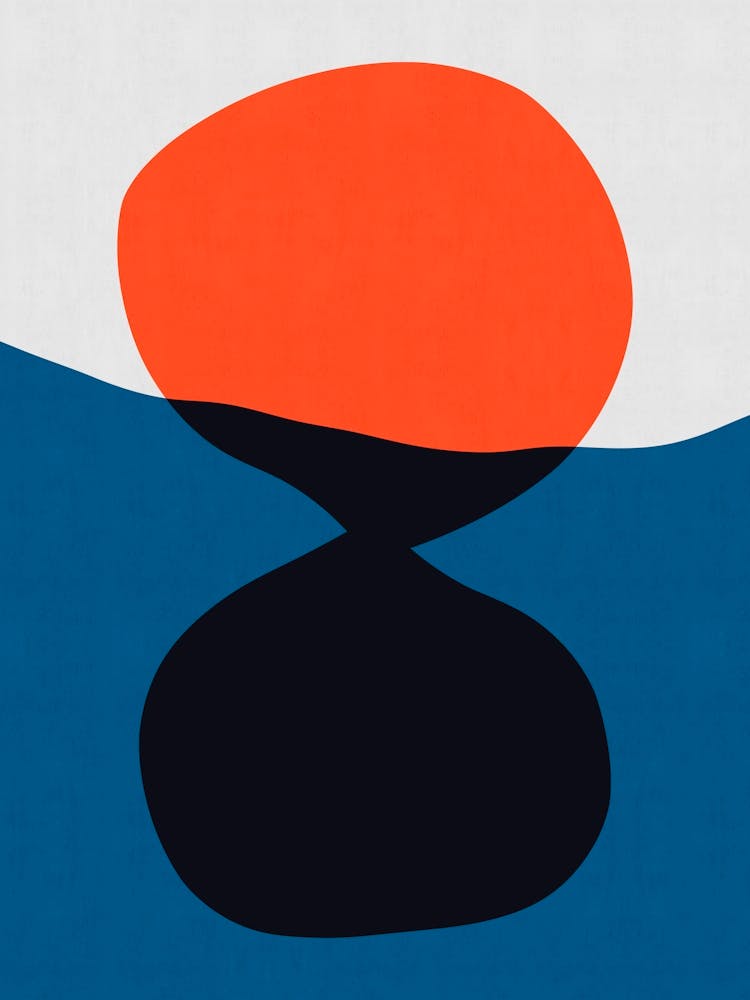 Blue and red shapes 3