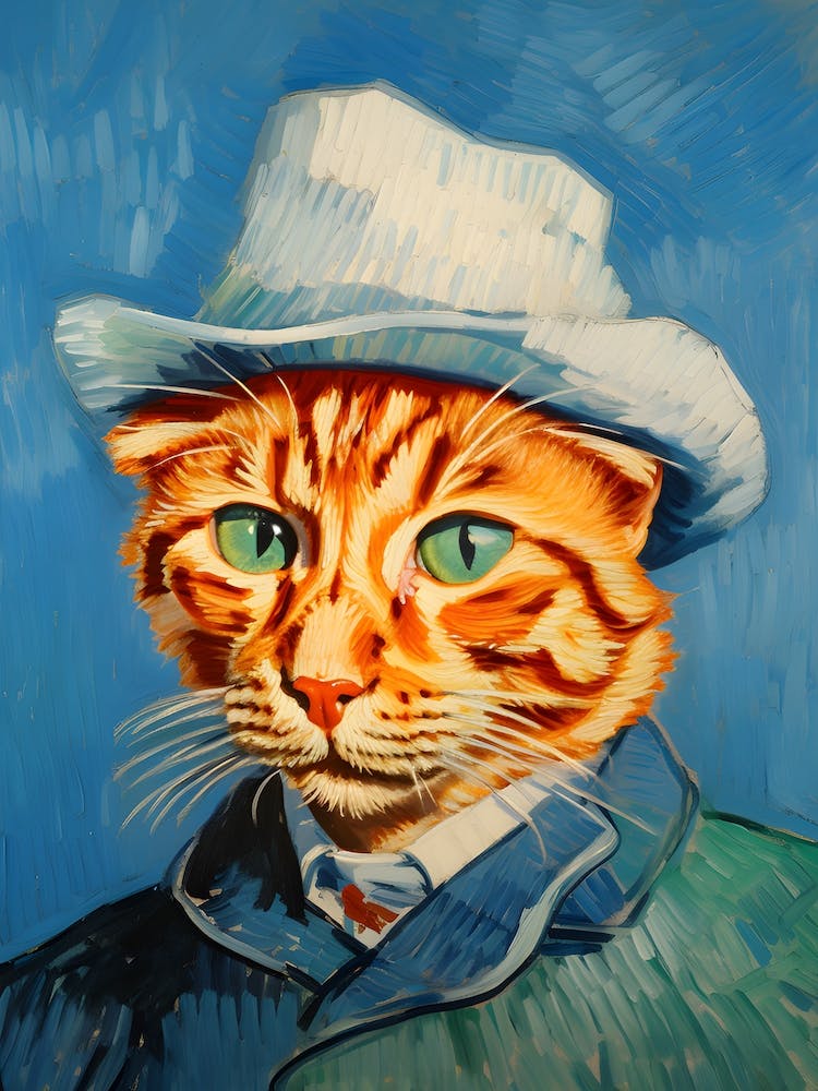 Portrait of a cat, Vincent van Gogh
