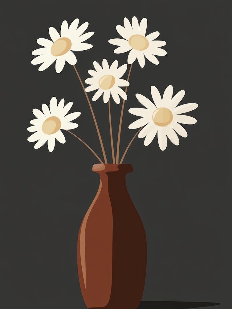 Daisies In A Vase 30