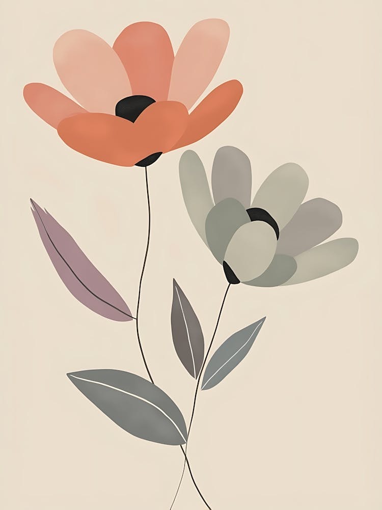 Elegant Muted Botanical Harmony