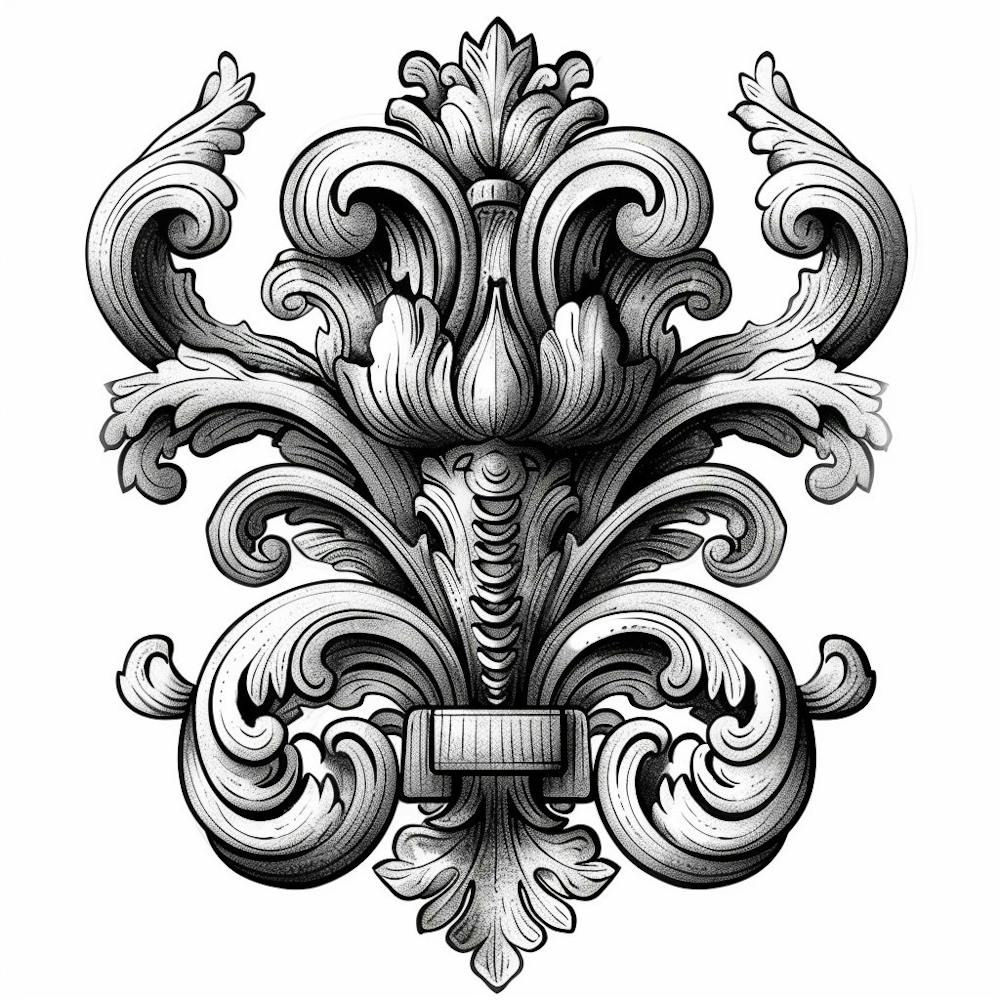 A Decorative Motif Hand Drawn Sketch Illustratio 1718803092 4