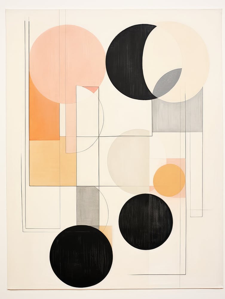 Mid Century Inspired Abstract Painting