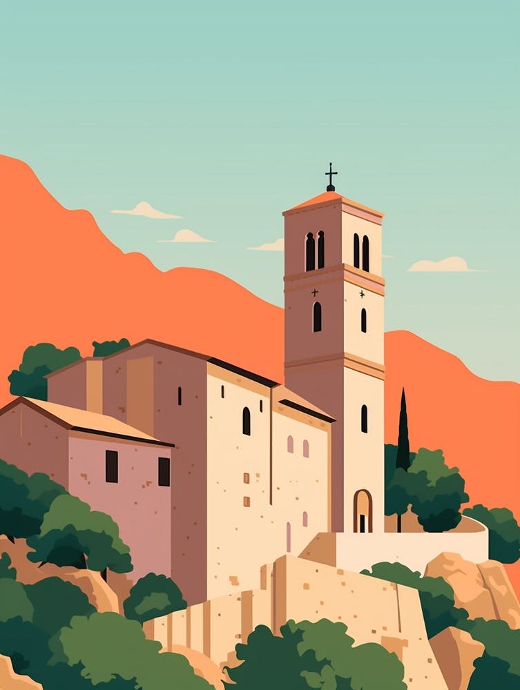 Croatia 1 Travel Illustration