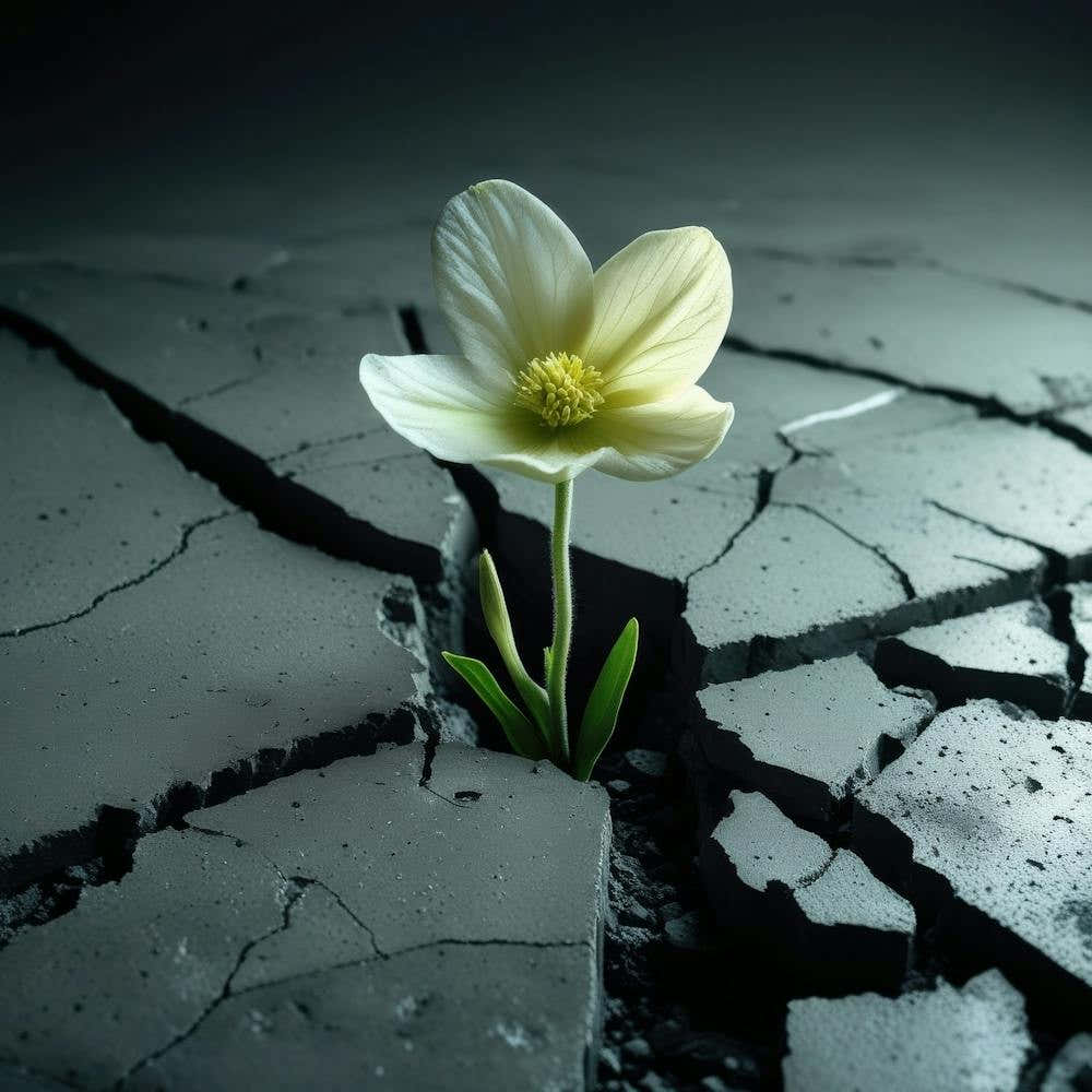 Flower In The Cracks