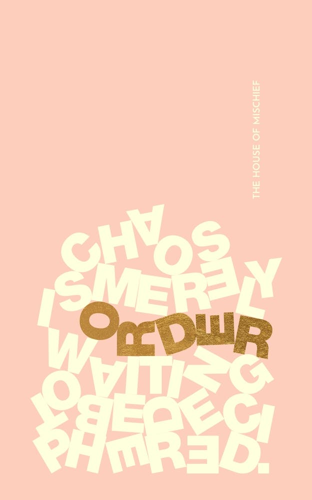 Chaos And Order Blush And Gold