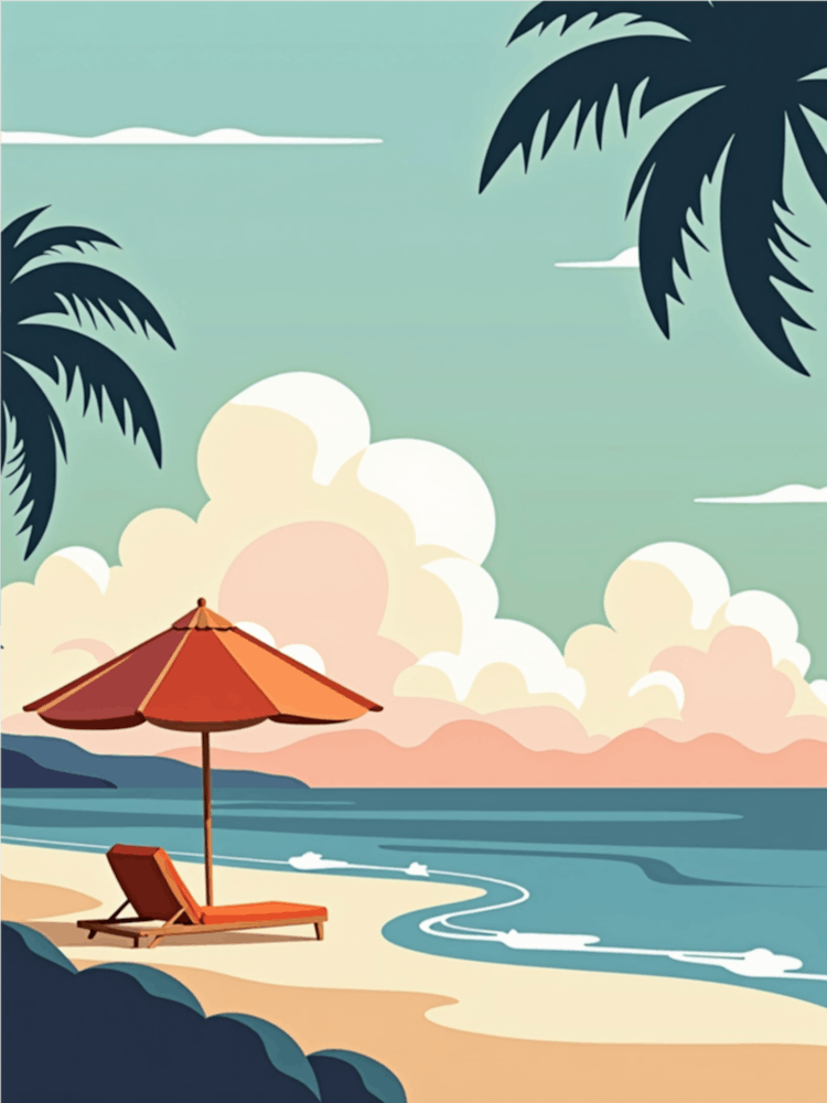 Relaxation On The Beach