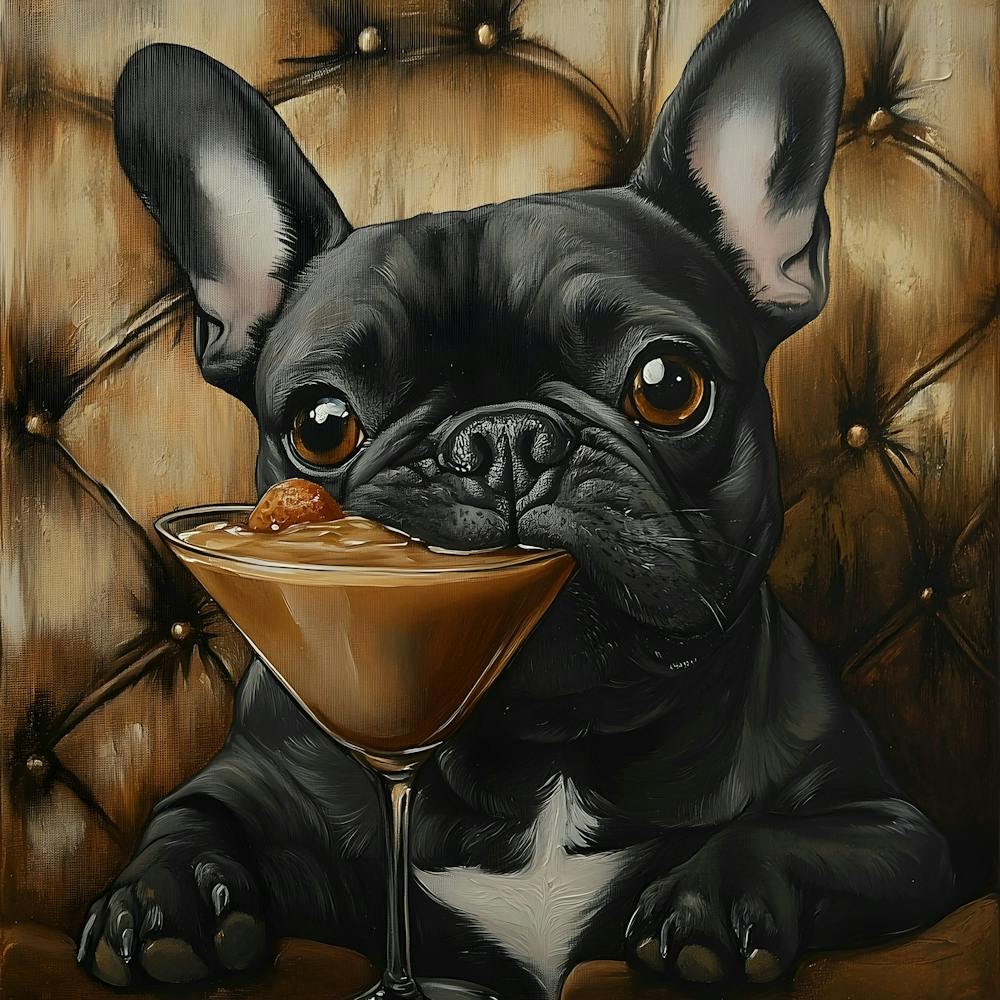Frenchie With Espresso Martini 3