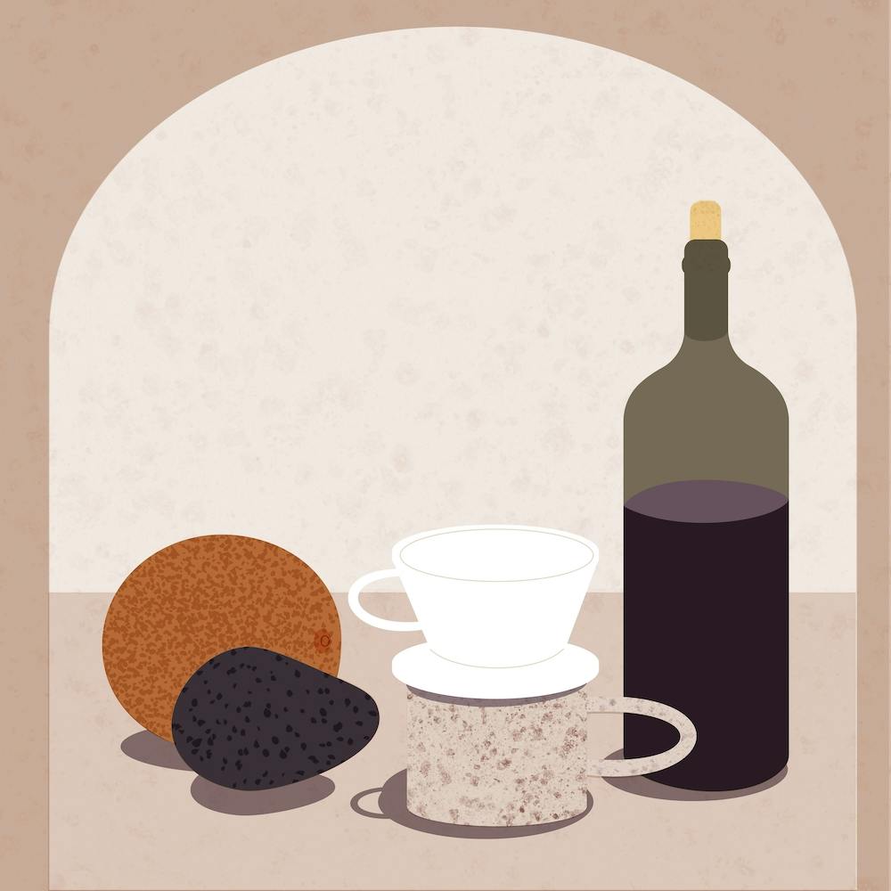 Self Isolation Essentials Still Life Square