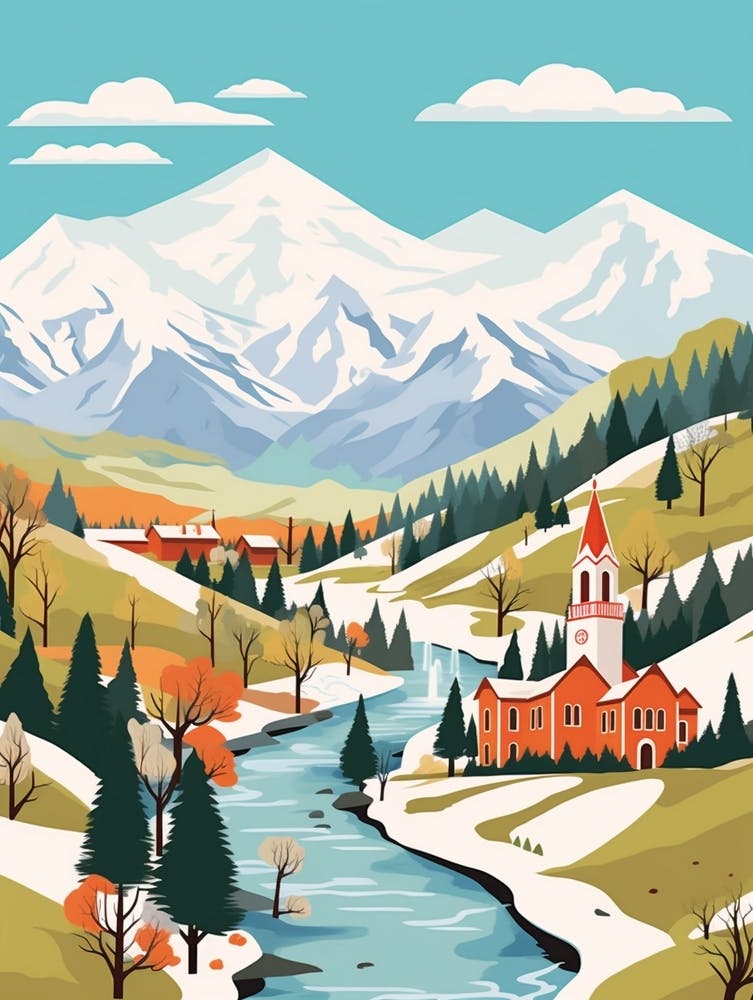 Romania 4 Travel Illustration