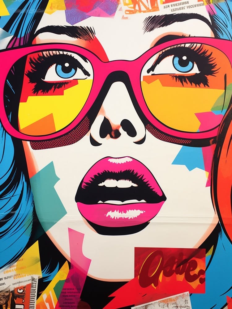 Colour Mixed Media Pop Art 3