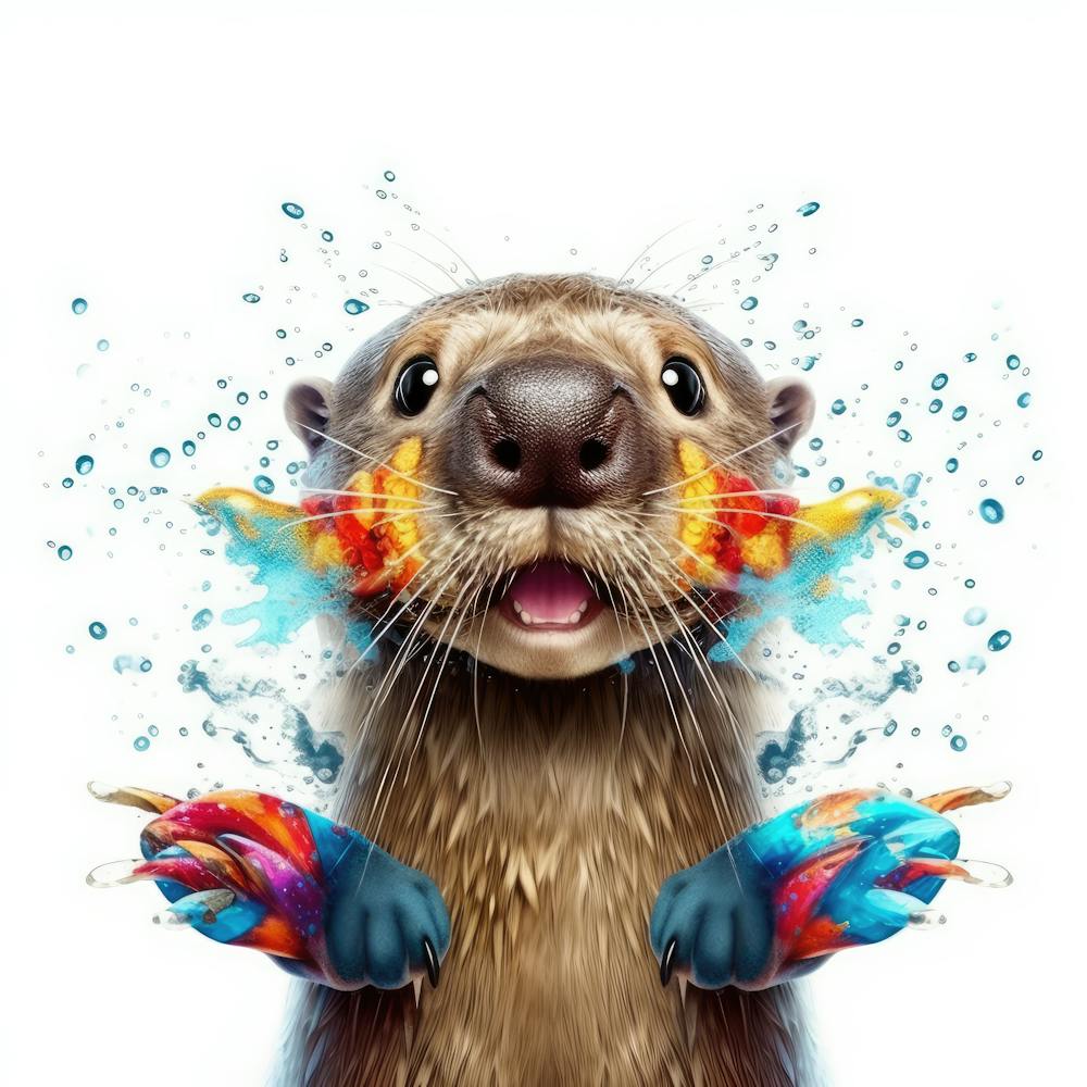 Otter Painting