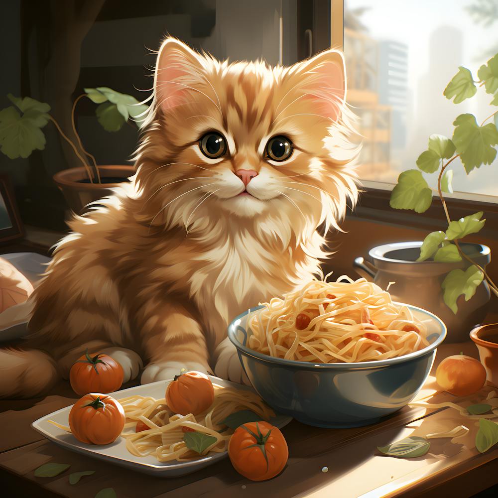 Zen Whiskers The Minimalist Cat