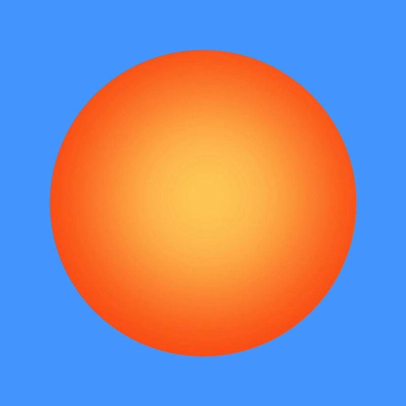 Gaussian Blur Orange Square