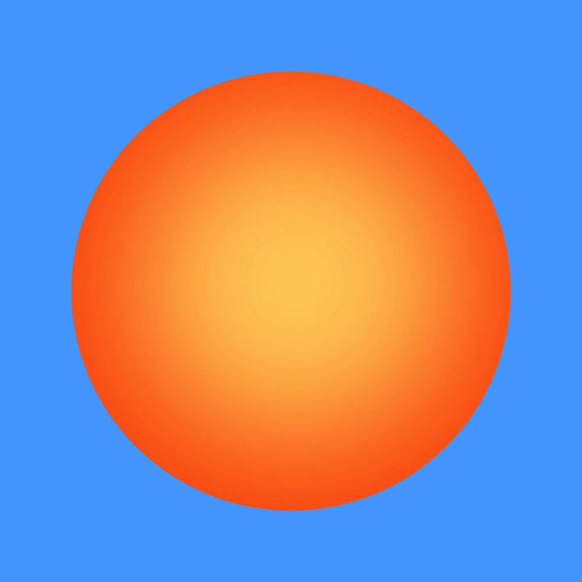 Gaussian Blur Orange Square