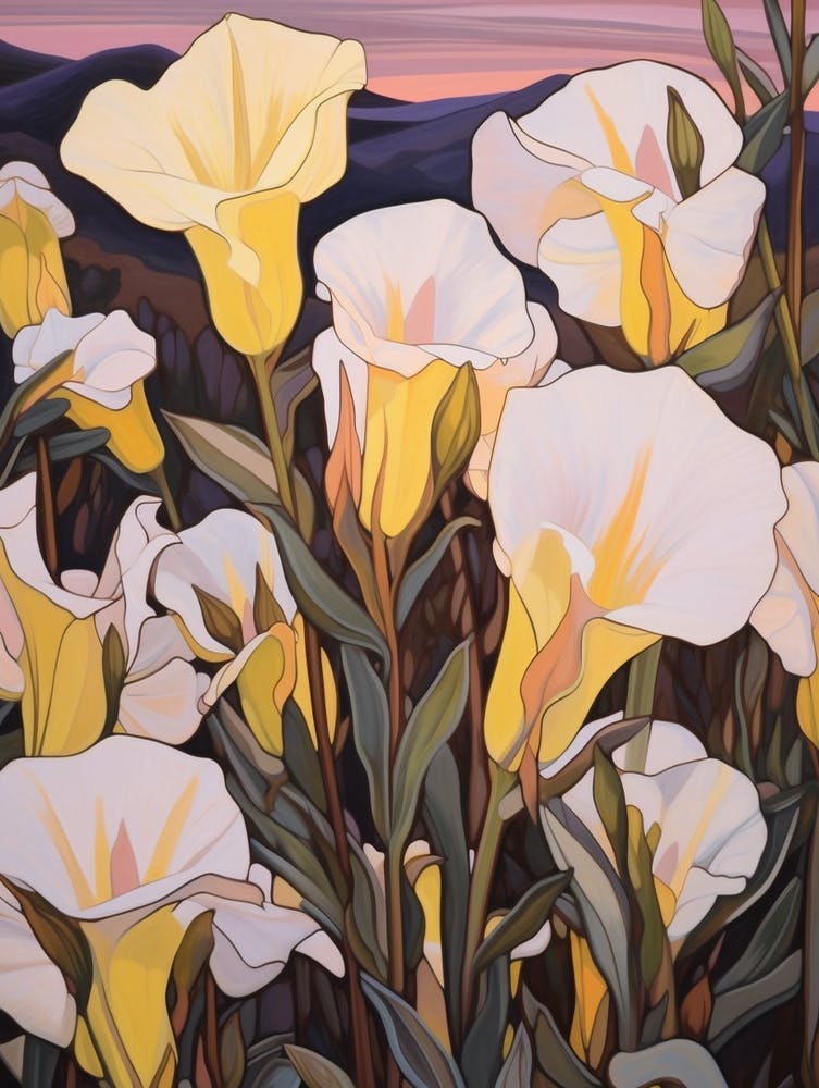 Evening Primrose 2 Flower Painting
