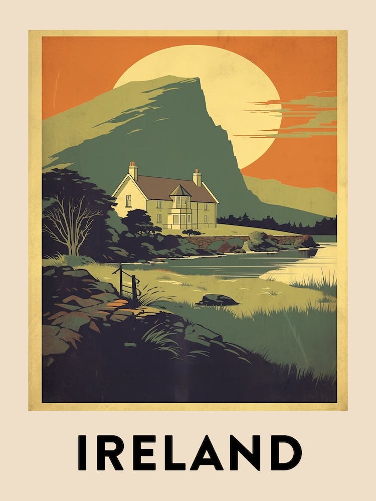Vintage Travel Poster Ireland 5