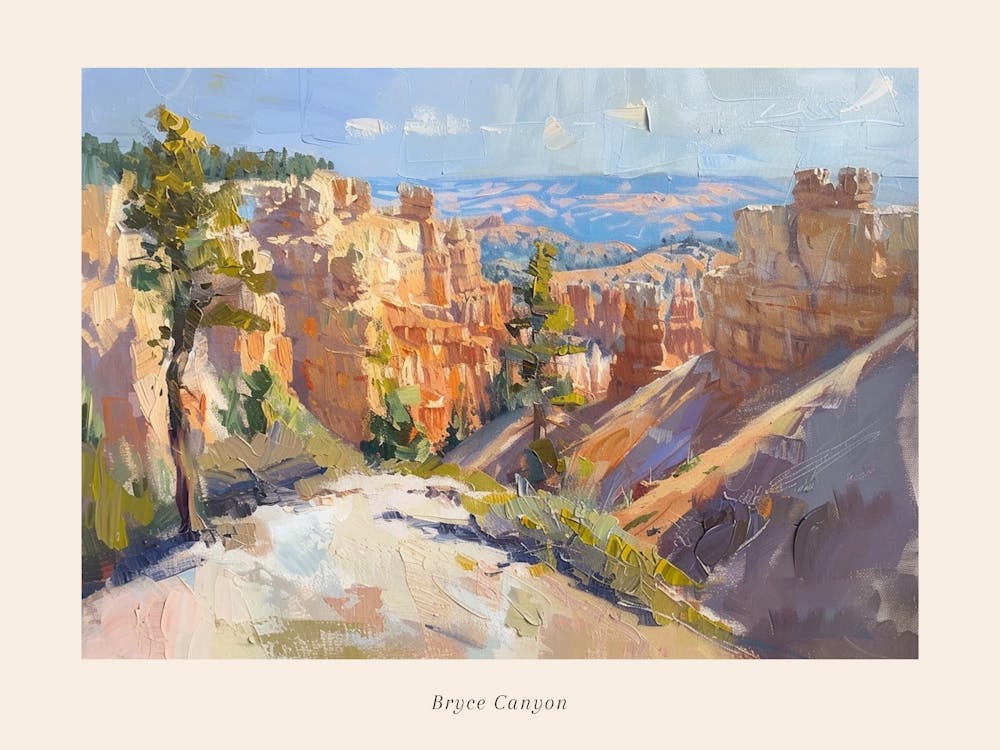 Western Landscapes Bryce Canyon Utah 4 Poster