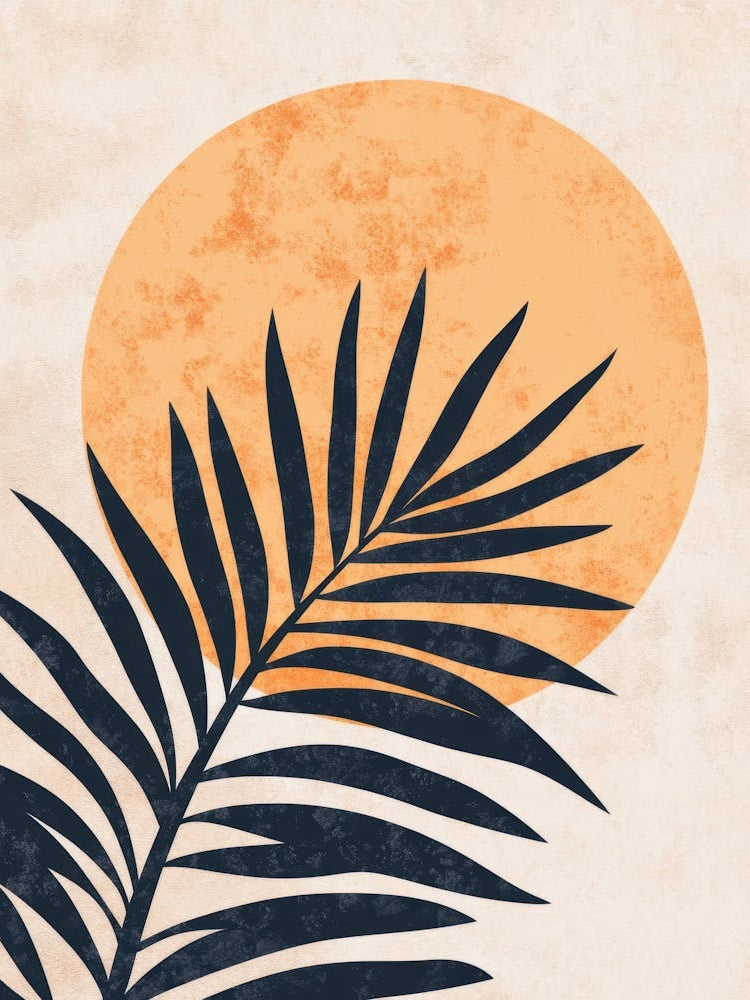 Palm Leaf Canvas Print 3