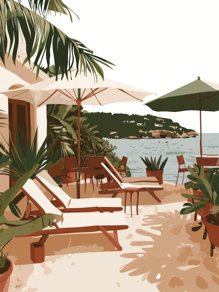 Illustration Of A Beach