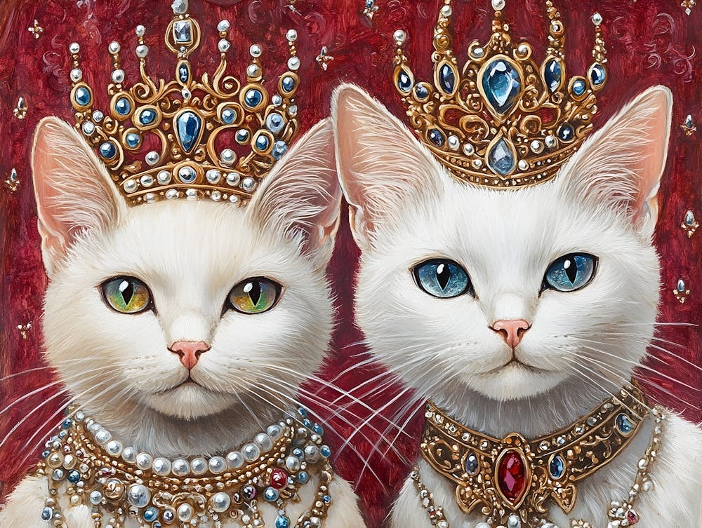 Royal White Cats 3