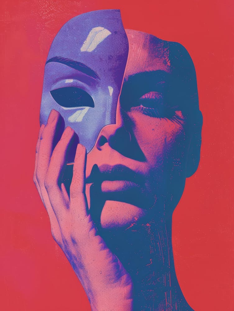 Woman With A Mask 2