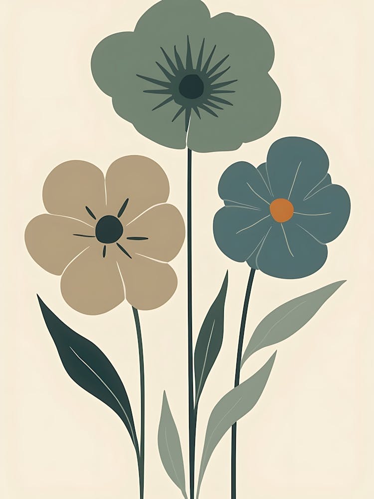 Three Flowers 21