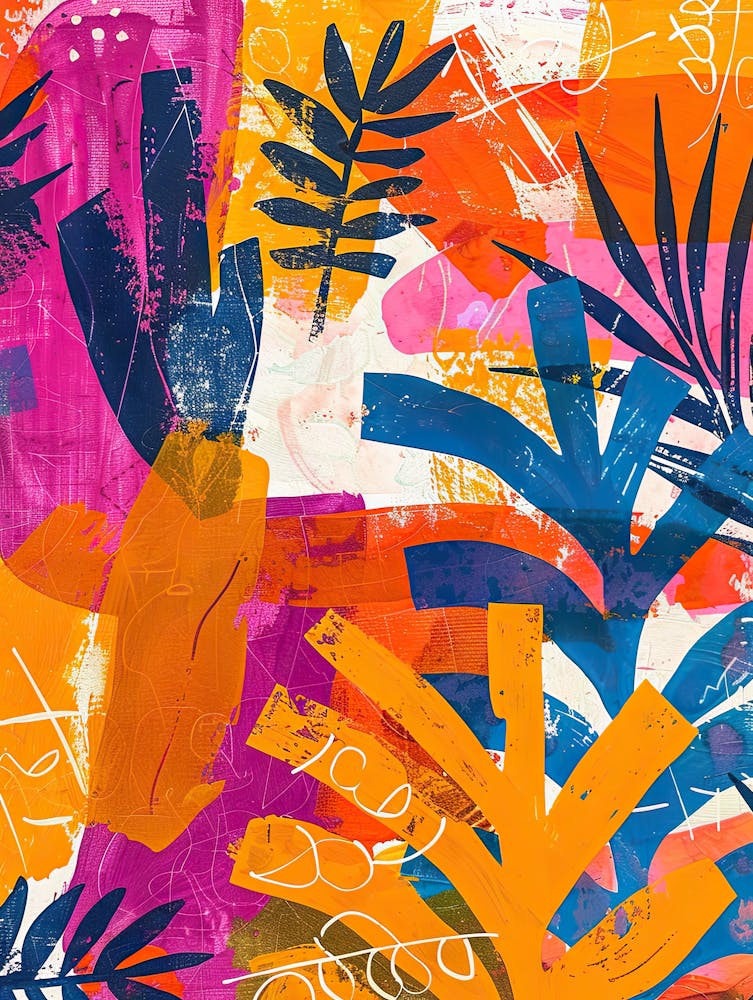 Jungle Crescendo Matisse Style