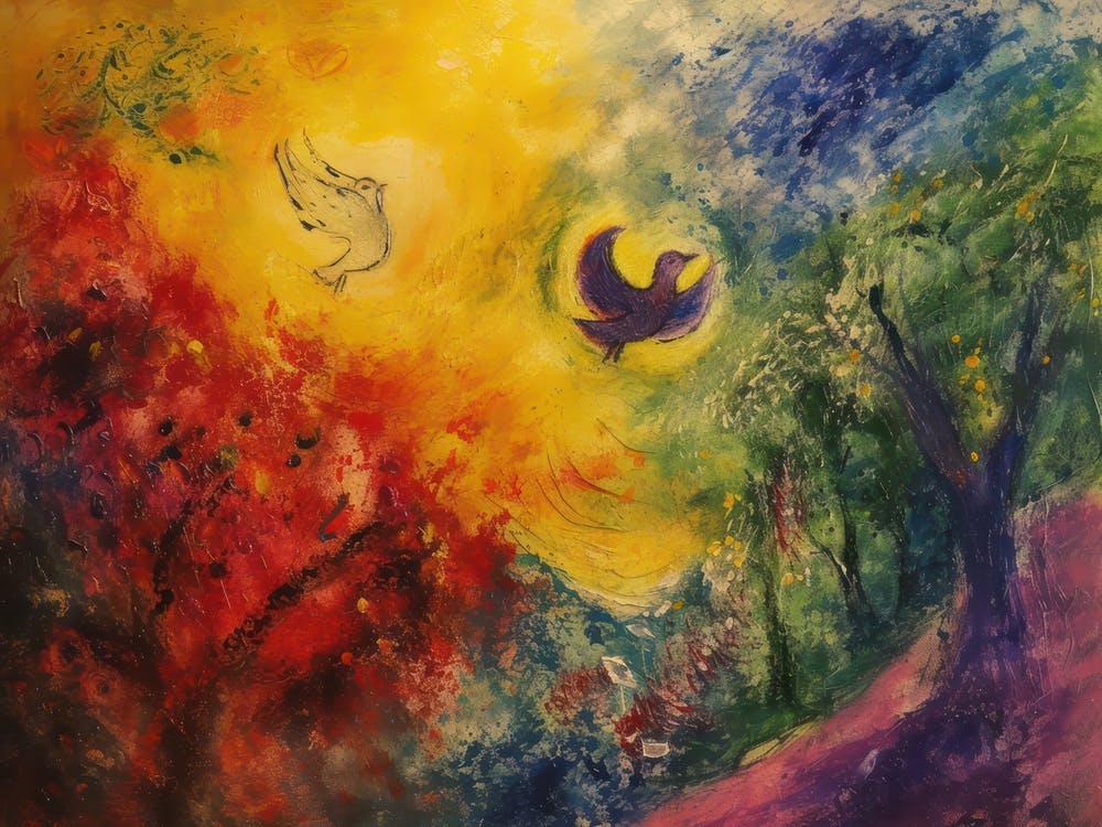 Contemporary Artwork Inspired By Marc Chagall 1