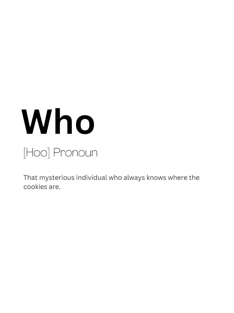 Who Definition Meaning
