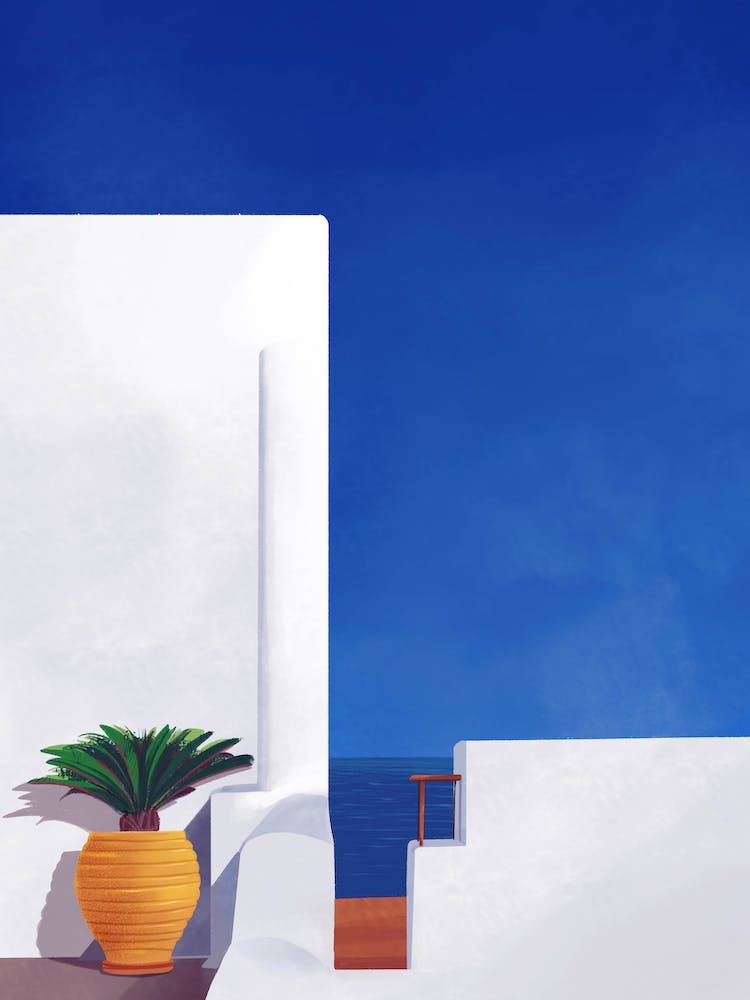 Beyond The White Wall Santorini