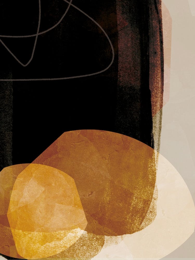 Rust And Dark Abstract 7