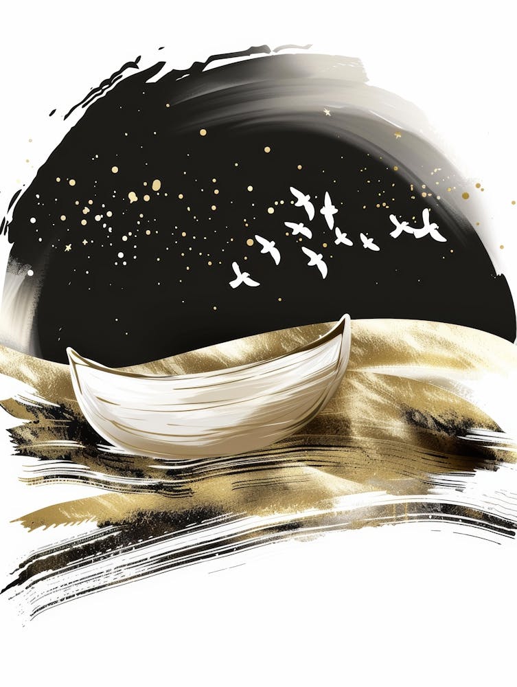 Bateau dans le Ciel