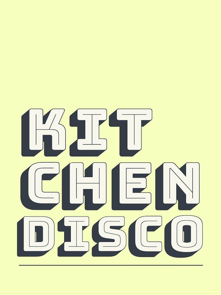 Kitchen Disco in Lime