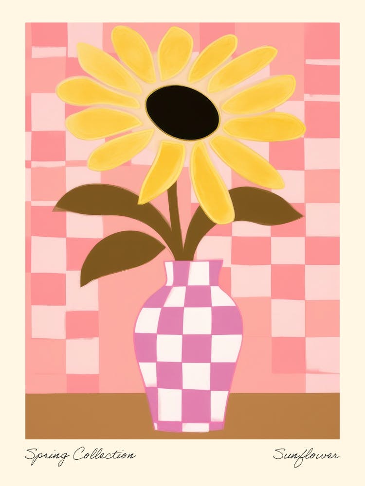 Spring Collection Sunflower Flower Vase 5