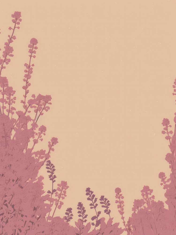Lavendelblume Große Kräftige Illustration 4