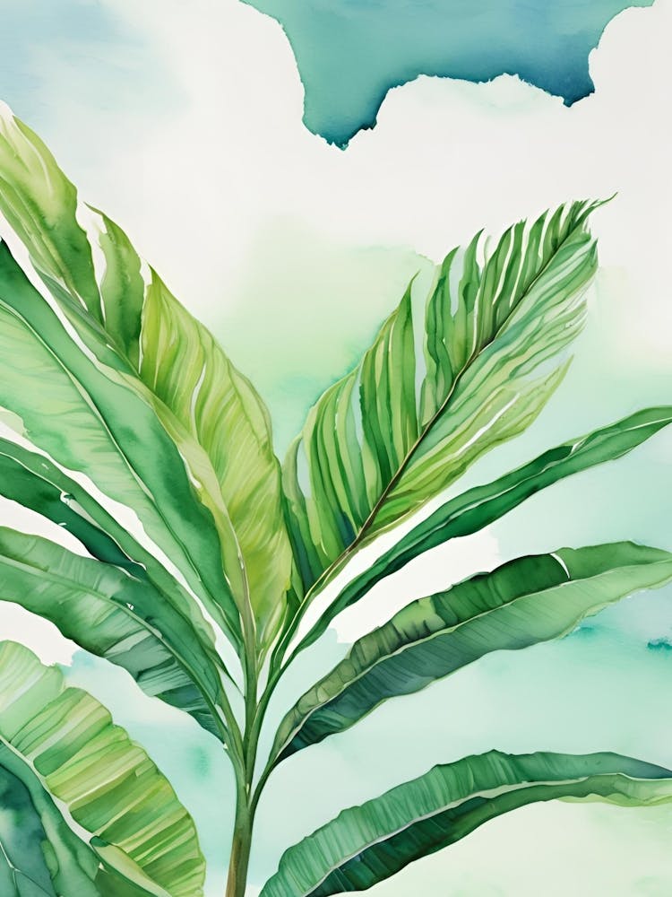 Banana Leaf Painting