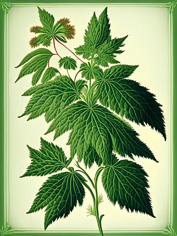 Nettle Herb Vintage Botanical