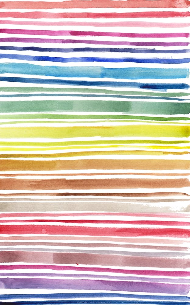 Rainbow Abstract Lines