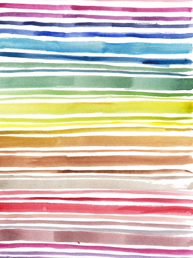 Rainbow Abstract Lines