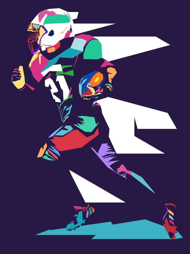 American Football Pop Art 4