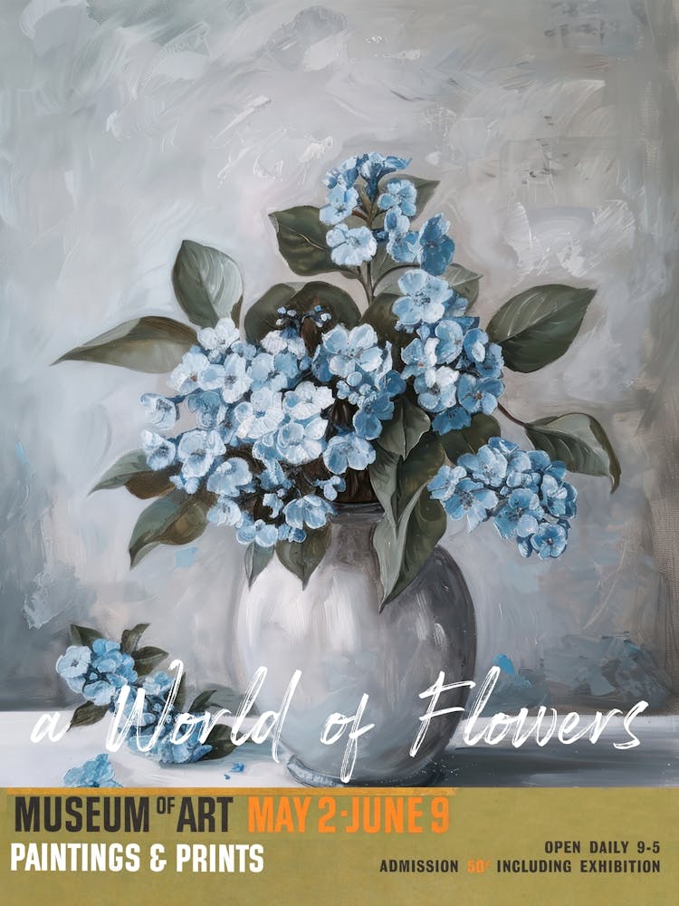 A World Of Flowers, Van Gogh Exhibition For Get Me Not 2