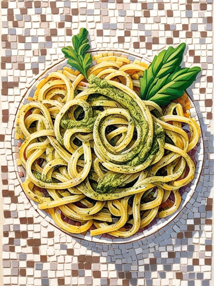 Spaghetti With Pesto 1