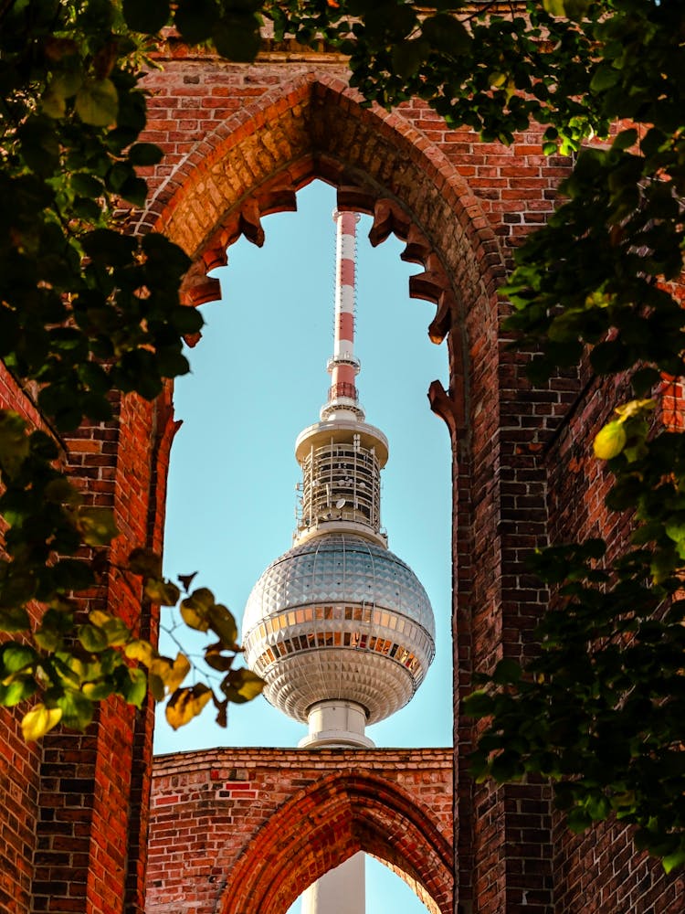 Berlin Tv Tower From The Old Monastery 01