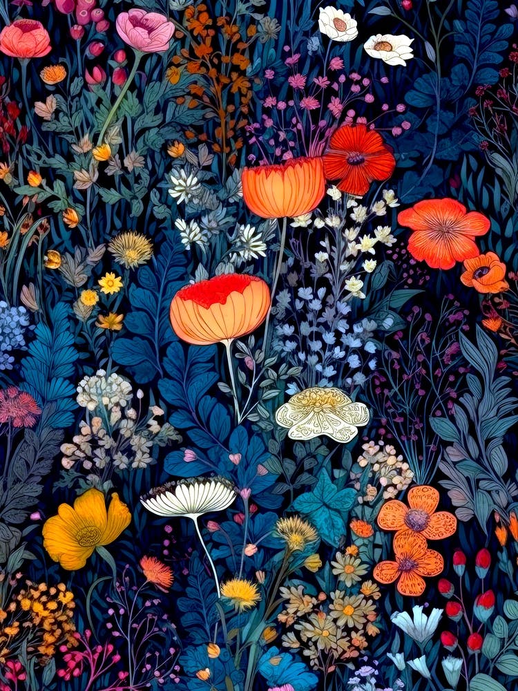 Wildflowers flowers nature meadow