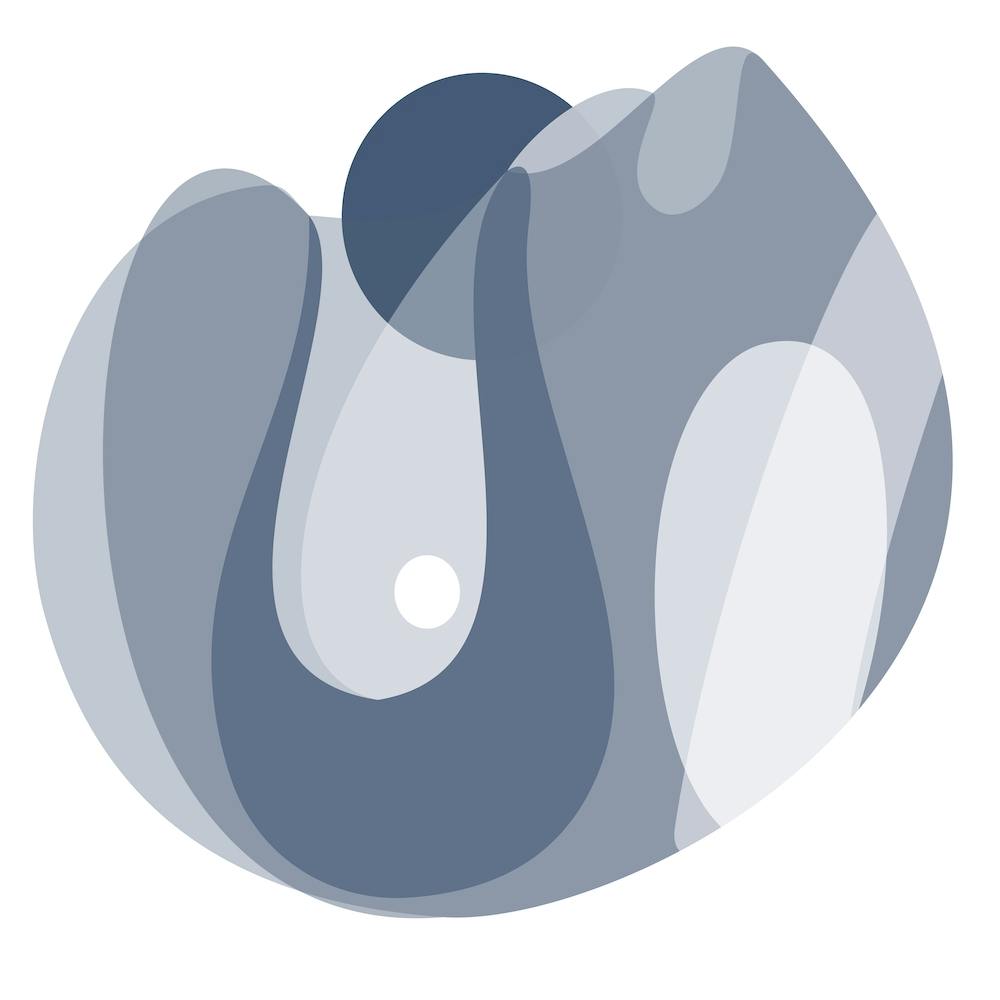 Blue Shape Square