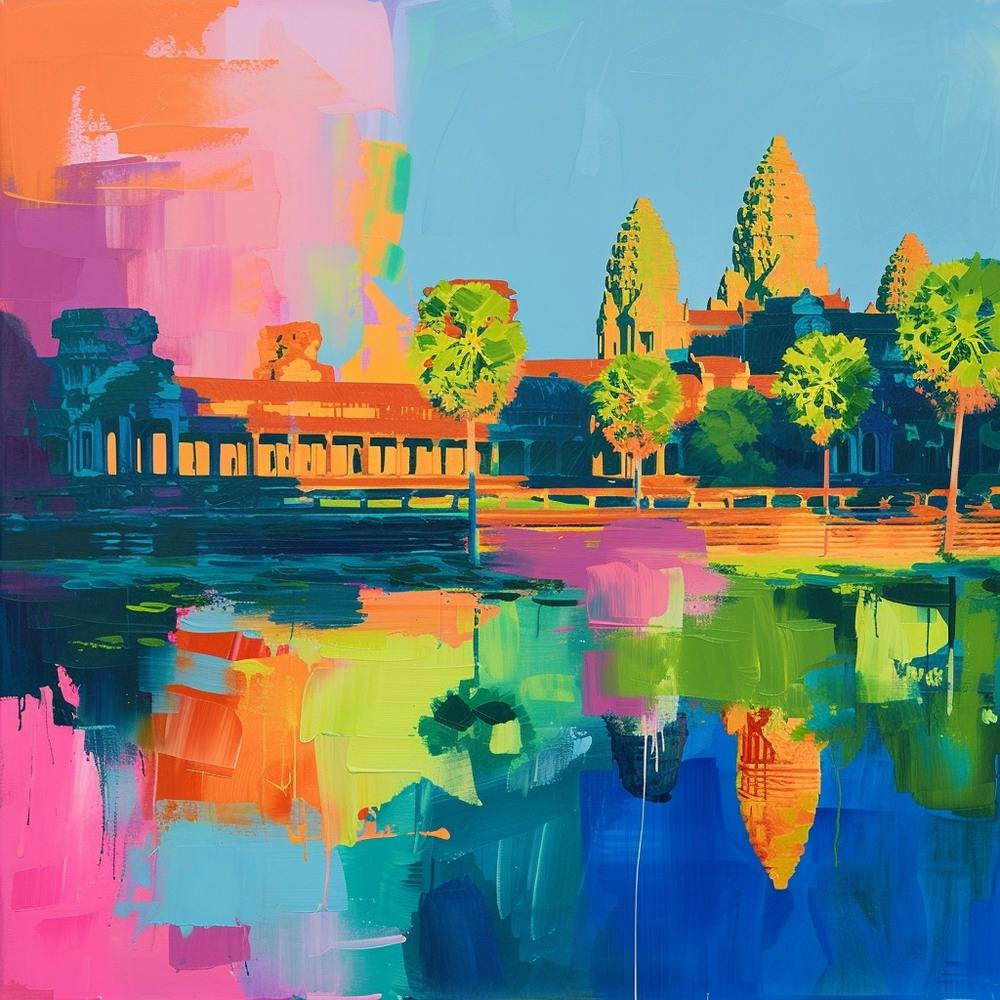 Abstract Travel Collection Siem Reap Cambodia 2