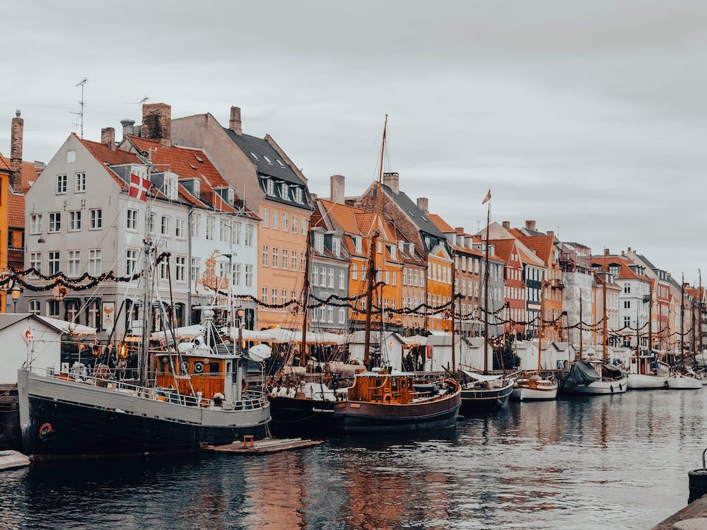 Nyhavn Copenhagen Harbour On A Cloudy Day 1