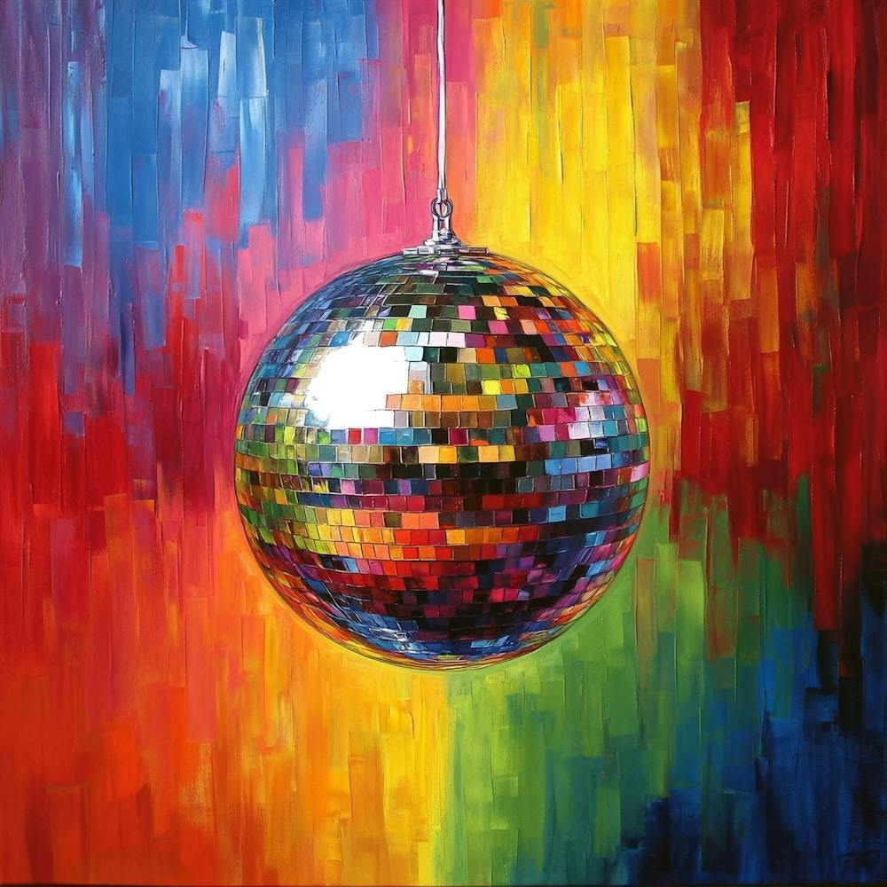 Disco Ball Canvas Print Art 8